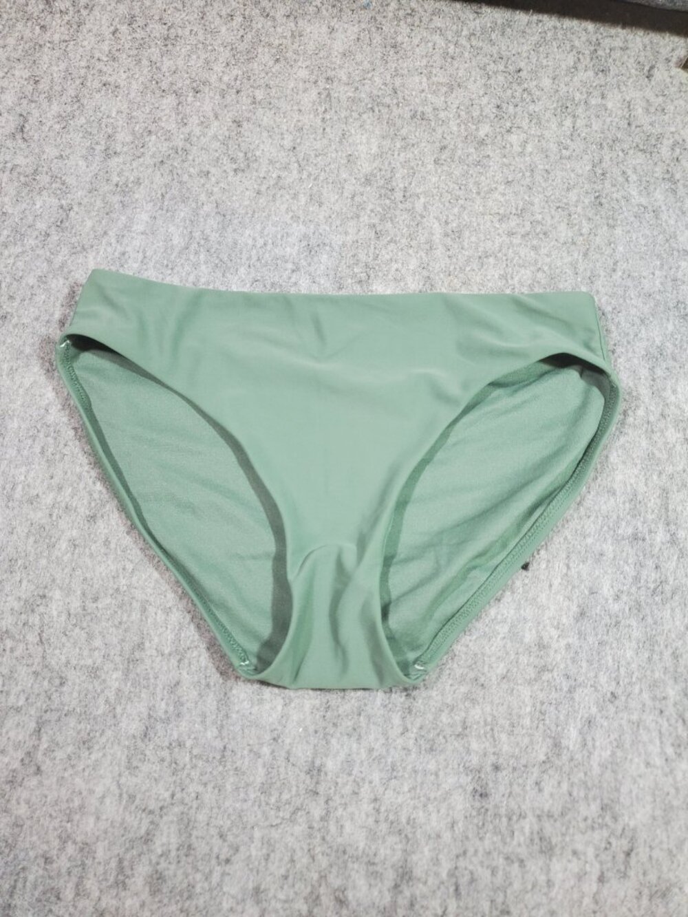 Shade & Shore Low Rise Full Coverage Hipster Bikini Bottoms Green Size: Small